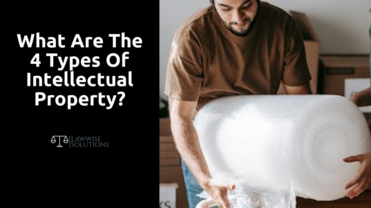 What are the 4 types of intellectual property?